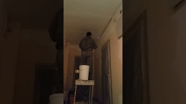 Текстурная окраска потолка смотреть онлайн