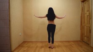 Качалка №2 (увеличиваем скорость и резкость). Урок восточного танца. Арабский танец.