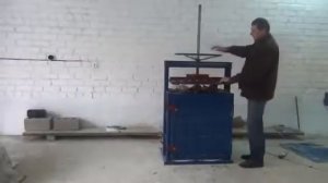 Пресс механический для ПЭТ бутылки, макулатуры