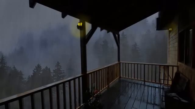 Lluvia Relajante Para Dormir - Sonido de Lluvia y Truenos en Techo - Rain Sounds For Sleeping 224