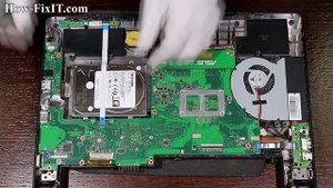 Asus X401 (X401A, X401U) disassembly and fan cleaning, как разобрать и почистить ноутбук