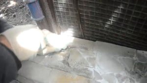 Как я зачищаю швы на диком камне