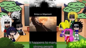 Naruto friends react to Naruto as Gilgamesh