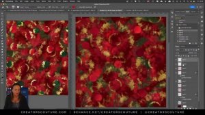 Creating Luxe Abstract Holiday Backgrounds with Tie-Dye Photoshop Brushes