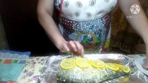 Лещ запеченный с картофелем в духовке