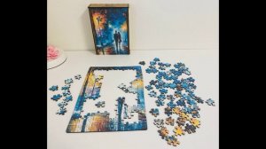 Влюбленные в парке...)
деревянный пазл, 150 деталей, размер картинки 29х20 см