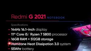 Xiaomi Rilis Laptop Gaming Redmi G 2021