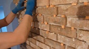 Имитация кирпичной кладки в стиле Лофт