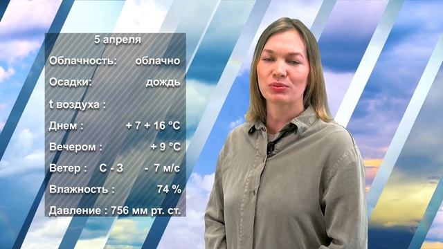 ПОГОДА НА ЗАВТРА. 04.04.2023 смотреть онлайн