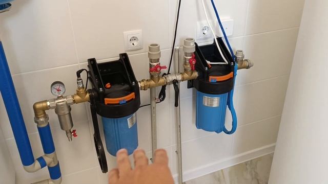Котельная поэтапно. Узел ввода воды в дом. ч.1