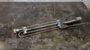 Маслонасос для печи на отработке. ИЗ СТАРОГО ШУРУПОВЁРТА.