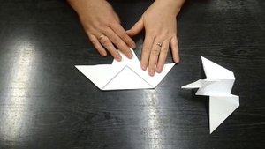 Мастер-класс в технике оригами по изготовлению птеродактиля.