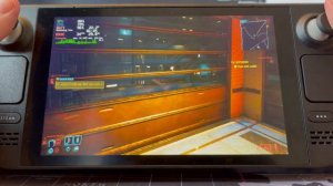 Cyberpunk 2077 on Steamdeck (capped to 40fps)