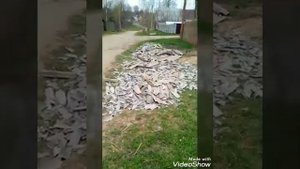 Дорожка из шифера