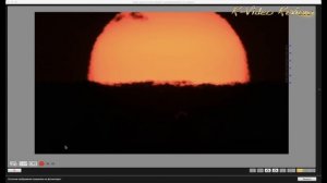 Восход Солнца. Горизонт - вид через уровни...