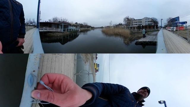 Анапа 360 - 4к. Мост через речку Анапку. смотреть онлайн