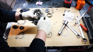 Ремонт насоса ГУР Mitsubishi Galant кузов E55A MB914755 (MR197062)  MMC-EXCLUSIVE ODESSA