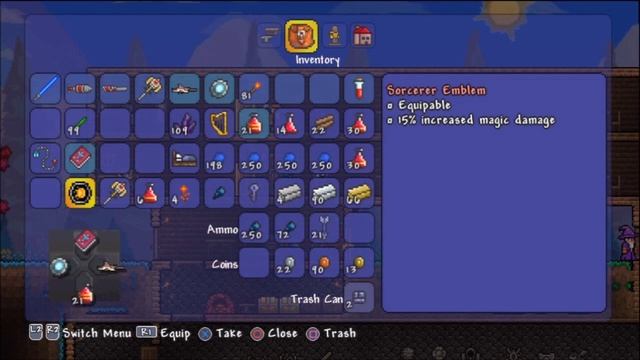 Let's Play Terraria PS3: Part 42 - Wall of Flesh Gold & Item Farming! смотреть онлайн