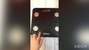 Взвешиваемся с напольными весами kitfort kt-805 #китфорт #kitfort