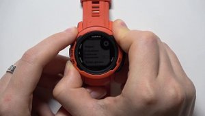 Garmin Instinct 2s | Как восстановить все настройки часов Garmin Instinct 2s