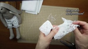 Платье и штанишки для Тильды-кролика с выкройкой. Своими руками. DIY.