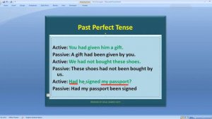 Active Voice and Passive Voice| Past Perfect| Learn English Grammar