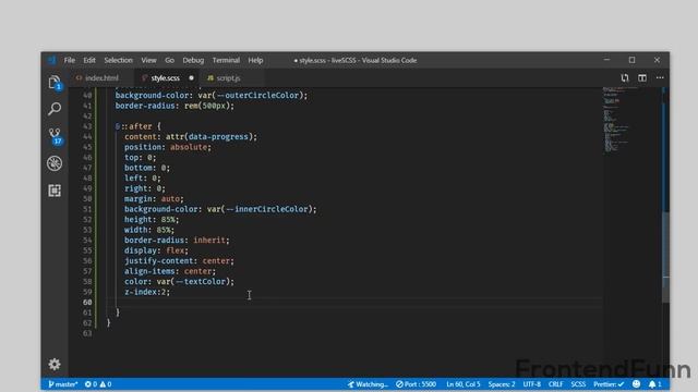 circle progress bar using conic gradient. смотреть онлайн