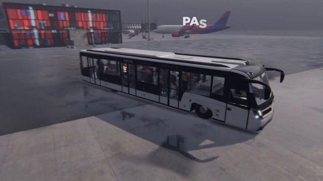 AirportSim | Vehicles & Features | Shuttle Bus смотреть онлайн