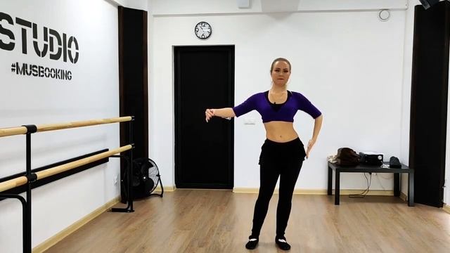 Восточный танец для начинающих. Урок 2. Горизонтальная оттяжка бедрами
