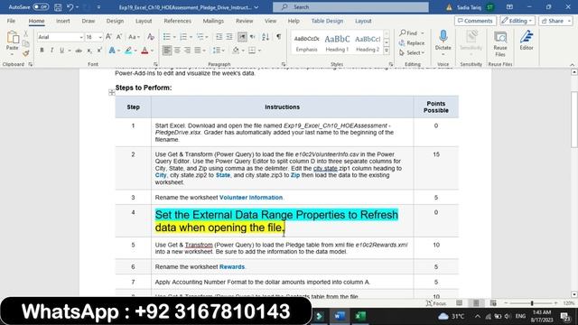 Exp19_Excel_Ch10_HOEAssessment_Pledge_Drive | Exp19 Excel Ch10 HOEAssessment Pledge Drive