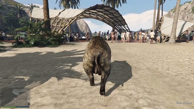 Кабанчик улетел отдыхать на остров смотреть онлайн