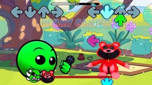 FNF Geometry Dash 2.2 vs Smiling Critters Plush ALL PHASES Sings Can Can | Fire In The Hole FNF Mod