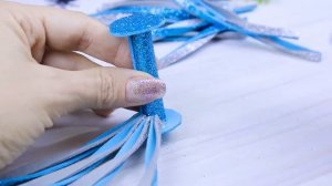 ?НОВОГОДНИЕ ИГРУШКИ из фоамирана на Ёлку? Glitter Foam Ornaments