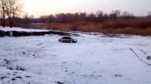 Ауди 80 Кватро первый снег)))