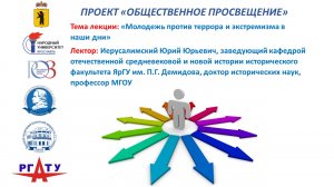 Тема лекции: "Молодежь против террора и экстремизма в наши дни"