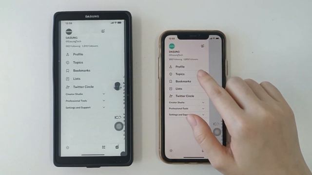 DASUNG Link Wireless Version for iPhone App Browsing смотреть онлайн