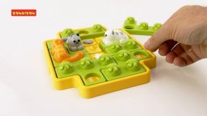 Настольная логическая игра-головоломка "КОШКИ-МЫШКИ. ОХОТА ИГРАТЬ" БондиЛогика Bondibon
