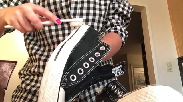How to Clean your Chucks Black and White Converse Sneakers