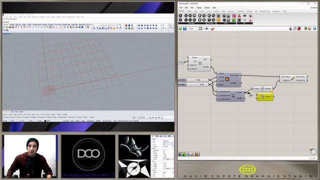 Rhino Grasshopper Center Rectangle on Grid Quick Tip