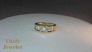 Мужское кольцо с бриллиантами