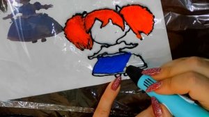 Делаем фигурку Poppy из Poppy Playtime с помощью 3D ручки
