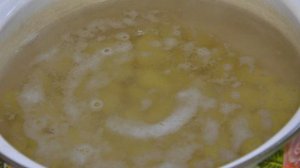 Постный рассольник с красной чечевицей