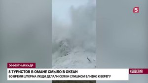 Восемь туристов смыло в океан при селфи на фоне волн.
