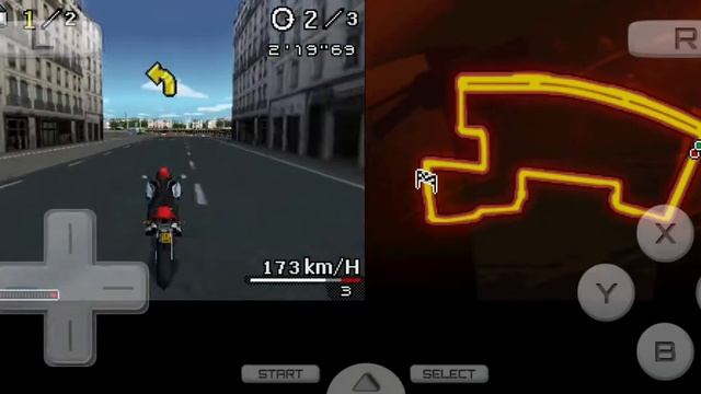 Moto Racer DS Gameplay DraStic Android смотреть онлайн