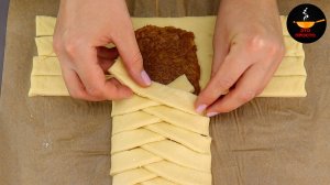 ВОСХИТИТЕЛЬНО вкусная ТВОРОЖНАЯ ПЛЕТЁНКА С ЯБЛОКАМИ! Много сочной начинки и простое тесто
