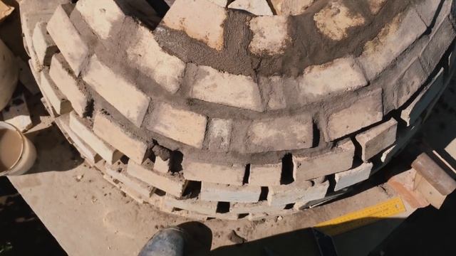 Помпейская подовая печь для пиццы своими руками. Кладка печи.