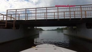 На катере по Москва реке от г. Жуковского до г. Коломны (мосты на Москва реке)