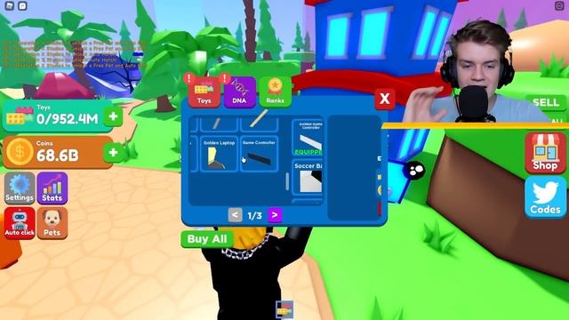 КАЧОК СТАРИЧОК В ДЕЛЕ :D МНЕ 80 ЛЕТ И Я САМЫЙ СИЛЬНЫЙ ЧЕЛОВЕК В СИМУЛЯТОРЕ КАЧКА СТАРИЧКА В ROBLOX смотреть онлайн