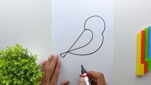 How to Draw A Bird Easy