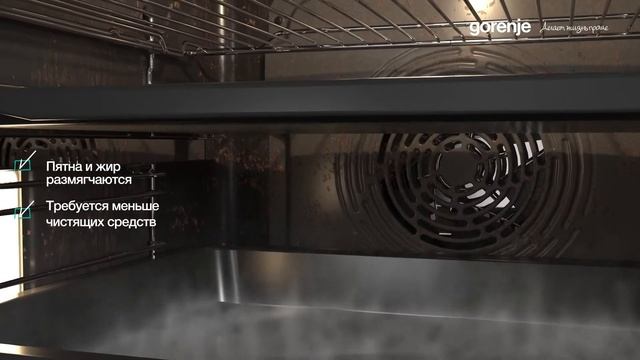 Духовой шкаф Gorenje OptiBake. Очистка паром AquaClean. смотреть онлайн